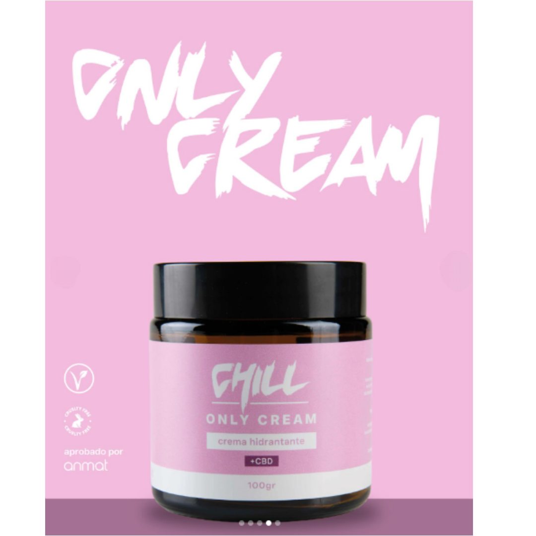 ONLY CREAM + CBD (Crema Hidratante) 100gr - CHILL