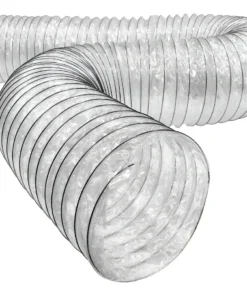 DUCTO 4'' TRANSPARENTE x METRO - CORE FLEX (POLIESTER CRISTAL)