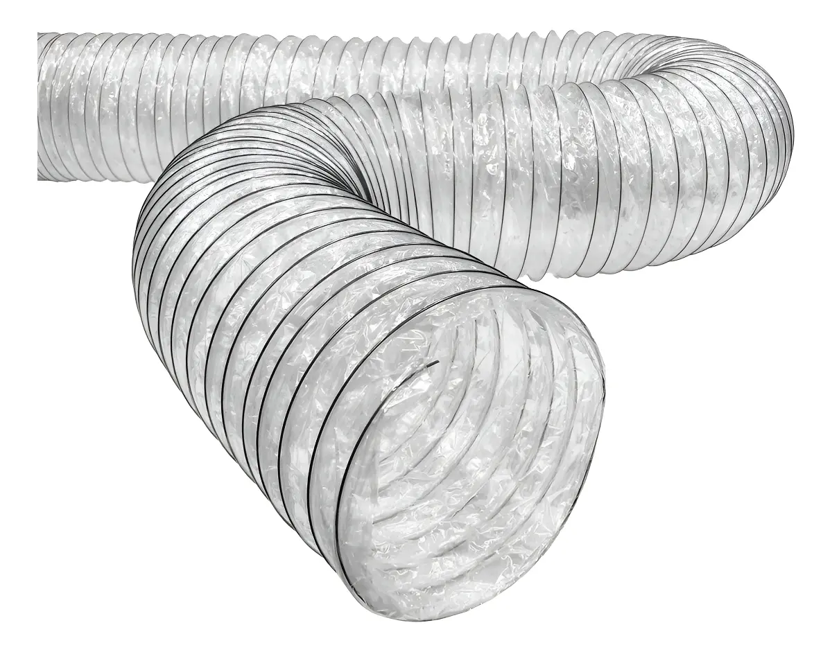 DUCTO 4'' TRANSPARENTE x METRO - CORE FLEX (POLIESTER CRISTAL)
