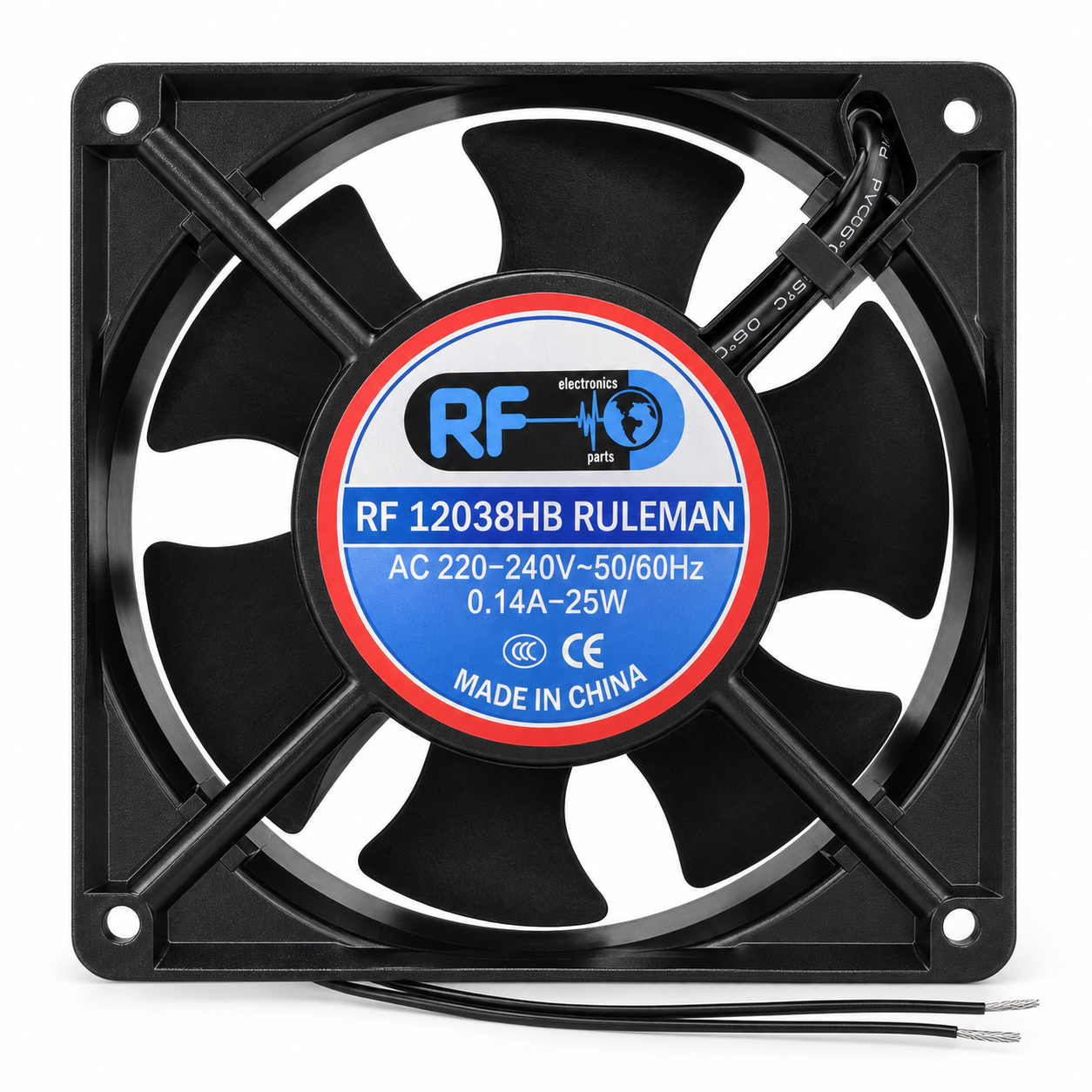 TURBINA COOLER FAN EXTRACTOR 4'' - 220v RULEMAN (120x120x38)